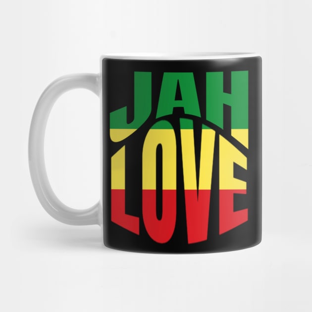 Jah Love Rasta Lion Reggae Rastafari by Merchweaver